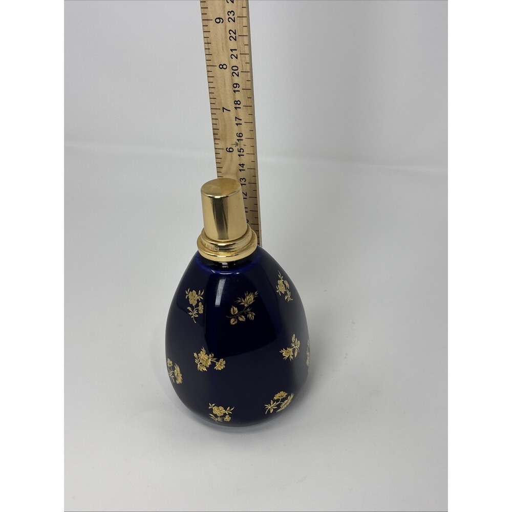 Artoria Limoges Cobalt Blue/Gold Porcelain Fragrance Lamp France, Paris Vintage! - Picture 8 of 9